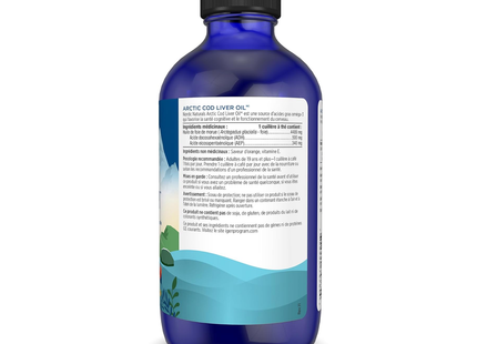 Nordic Naturals - Arctic Cod Liver Oil 840 mg Omega-3, Orange Flavor | 237 mL