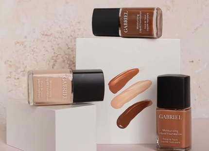 Gabriel Cosmetics - Moisturizing Liquid Foundation, Natural Beige | 30 mL