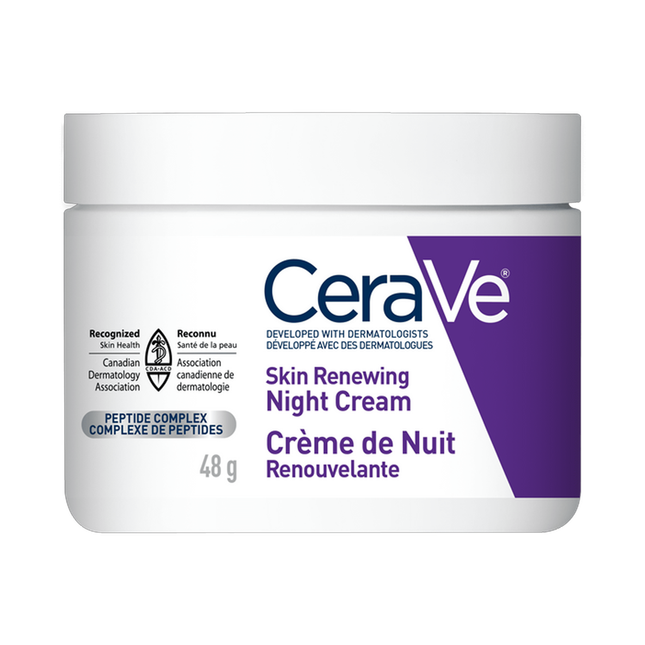 CeraVe - Crème de nuit régénératrice pour la peau | 48 g