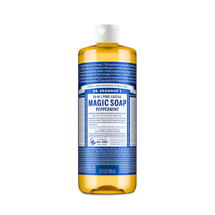 Dr. Bronner's - Pure Castile Liquid Soap, Peppermint  | 946 mL