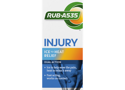 Rub-A535 Injury Ice to Heat Relief Dual Action Cream | 100 g