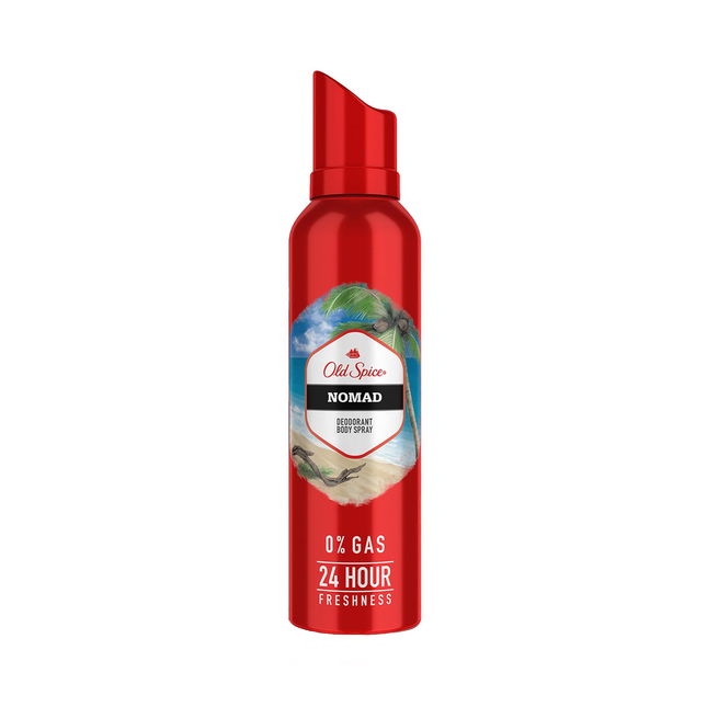 Old Spice - 24H Deodorant Body Spray 0% Gas, Nomad | 115 g