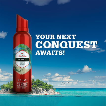 Old Spice - Déodorant Vaporisateur Corporel 24H 0% Gaz, Nomad | 115 g