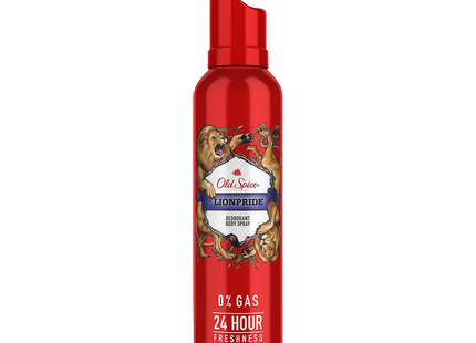 Old Spice - 24H Deodorant Body Spray 0% Gas, Lionpride | 115 g