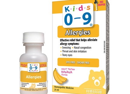 HOMEOCAN - Allergies enfants 0-9 ans | 25 ml
