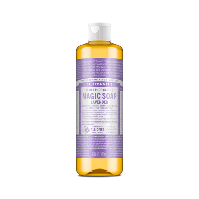 Dr. Bronner's - Savon à l'huile de lavande biologique | 473 mL