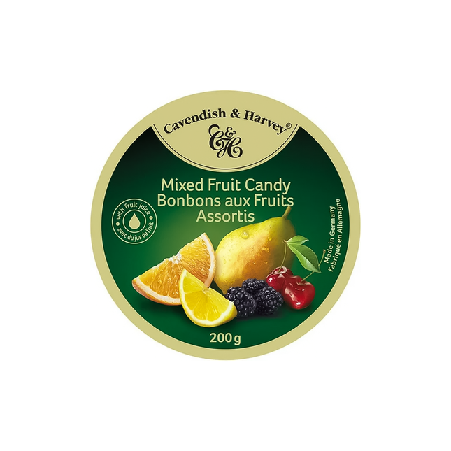 Cavendish & Harvey - Mixed Fruit Candy With Fruit Juice | 200 g