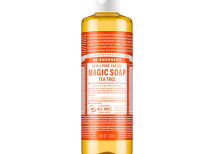 Dr. Bronner's - Pure Castille Magic Soap, Tea Tree Oil | 473 mL