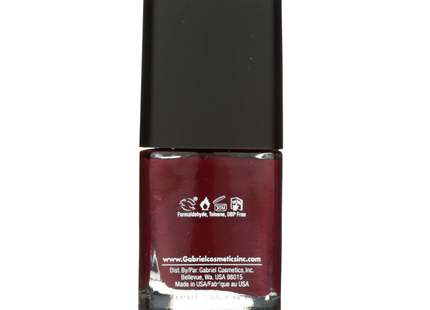 Gabriel Cosmetics - Lasting Wear Nail Polish, Sangria | 14 mL