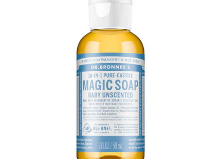 Dr. Bronner's - Baby, Pure Castille Magic Soap, Unscented | 59 mL