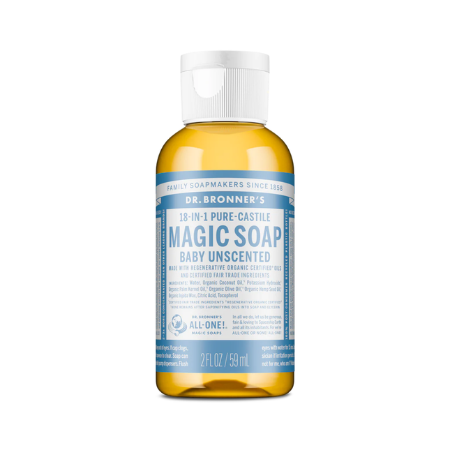 Dr. Bronner's - Baby, Pure Castille Magic Soap, Unscented | 59 mL