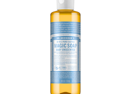 Dr. Bronner's - Baby, Pure Castille Magic Soap, Unscented | 237 mL