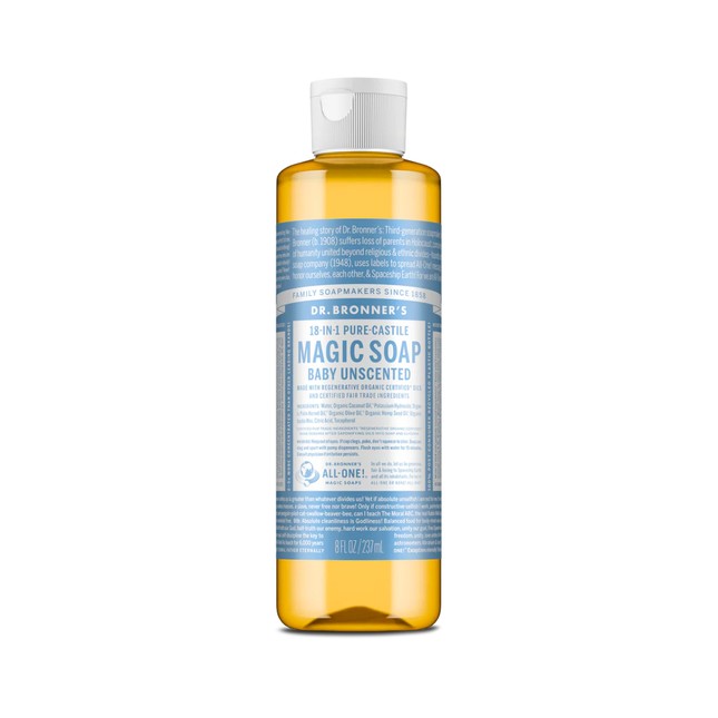 Dr. Bronner's - Baby, Pure Castille Magic Soap, Unscented | 237 mL