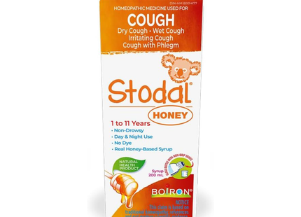 Stodal - Sirop contre la toux au miel pour enfants | 200 mL