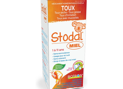 Stodal - Sirop contre la toux au miel pour enfants | 200 mL