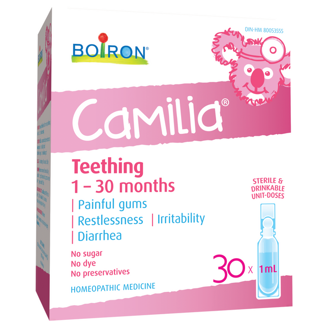 Boiron - Camilia Teething - 1 to 30 Months | 30 Drinkable Doses