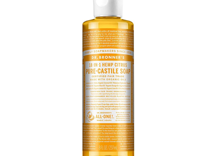Savon de Castille pur Dr Bronner's, agrumes | 237 ml