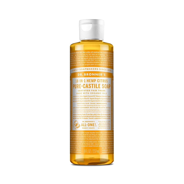 Savon de Castille pur Dr Bronner's, agrumes | 237 ml