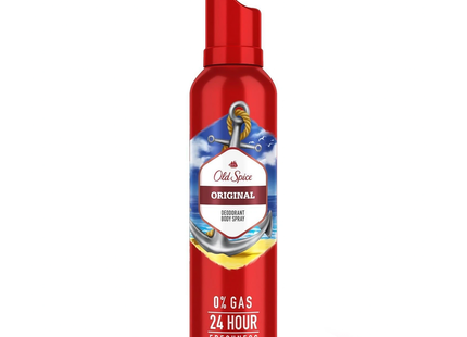 Old Spice - 24H Deodorant Body Spray 0% Gas, Original | 115 g
