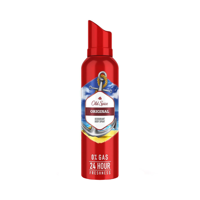 Old Spice - 24H Deodorant Body Spray 0% Gas, Original | 115 g