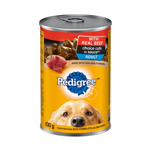 Pedigree - Real Beef Wet Dog Food | 630 g