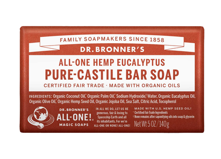 Savon de Castille pur Dr. Bronners's, eucalyptus | 140 g