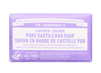 Savon de Castille pur Dr. Bronners's, lavande | 140 g