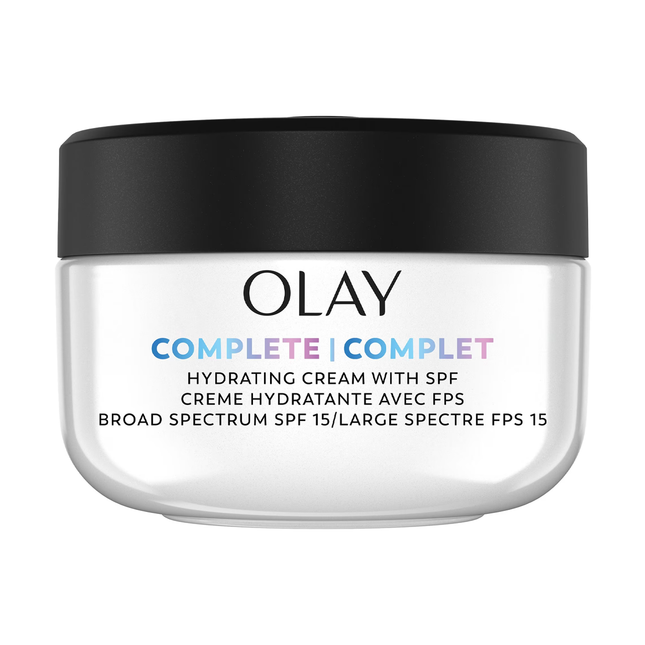 Crème hydratante quotidienne complète Olay avec écran solaire pour peau normale FPS 15 | 60 ml