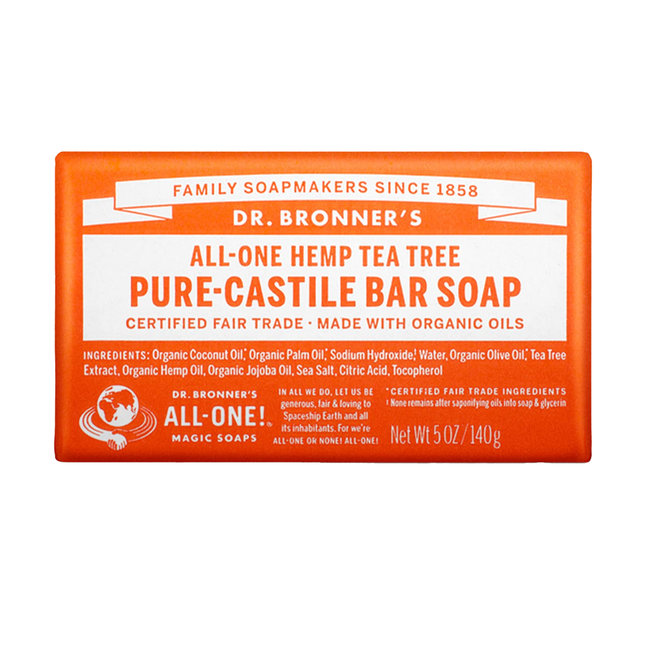 Dr. Bronner's - Pure Castile Bar Soap, Tea Tree | 140 g