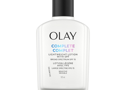 Olay - Fluide Hydratant Quotidien Complet peaux sensibles FPS 15 | 120 mL