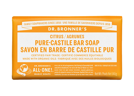 Dr. Bronners's Pure-castle Bar Soap, Citrus | 140 g