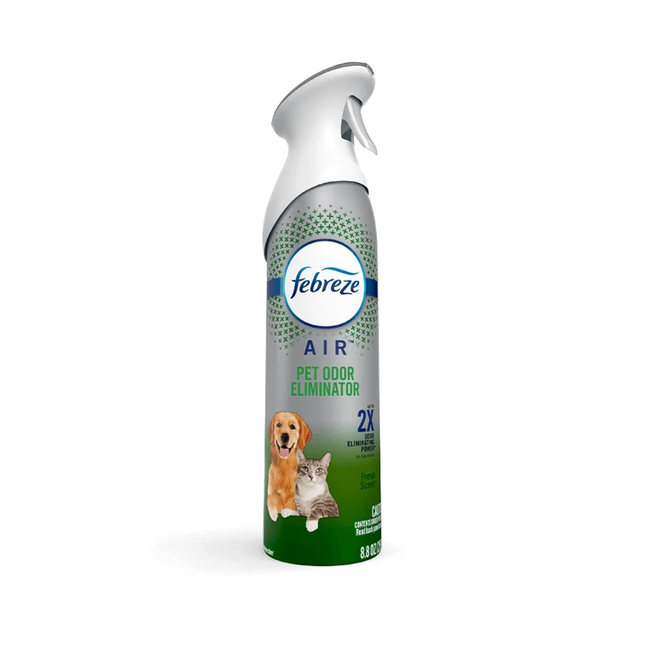 Febreeze - Éliminateur d'odeurs d'animaux de compagnie 2X puissance | Parfum frais | 250 g