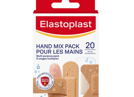 Elastoplast - Pack de mélange manuel | 20 pansements