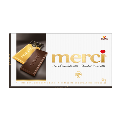 Merci Dark Chocolate 72% Bar | 100 g