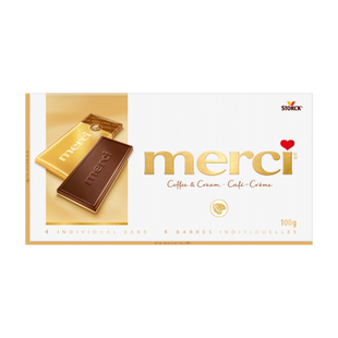 Merci - Coffee & Cream Chocolate Bar | 100 g