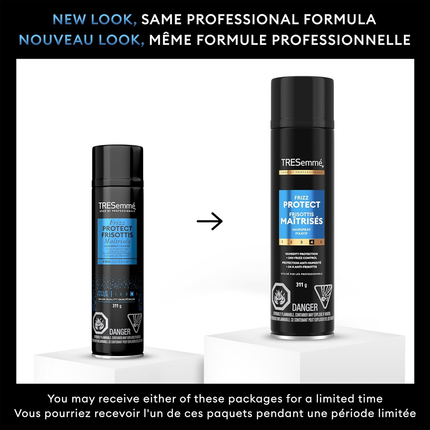 Laque TRESemmé - Protection anti-frisottis, fixation niveau 4 | 311 g