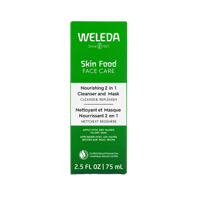Weleda - Nettoyant et masque nourrissant 2 en 1 | 75 ml