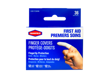 Mansfield - Fingertip Protection Assorted Finger Covers | 36 Units