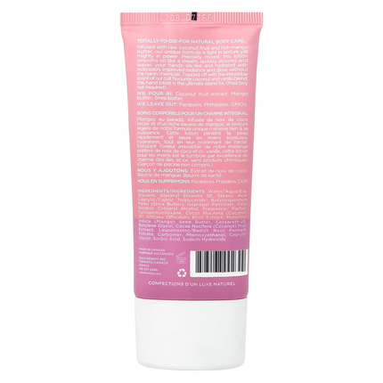 Cake - Desserted Island Enriched Hand Lotion - Raw Tahitian Coconut Elixir | 60 mL