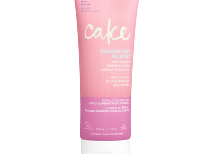 Cake - Desserted Island Body Mousse - Raw Tahitian Coconut Oil Elixir Radiance Enhancing | 200 g