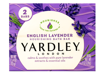 Yardley London - Pain de bain nourrissant à la lavande anglaise | 2 pains