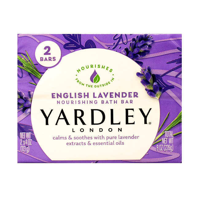 Yardley London - Pain de bain nourrissant à la lavande anglaise | 2 pains