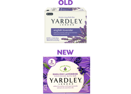 Yardley London - Pain de bain nourrissant à la lavande anglaise | 2 pains