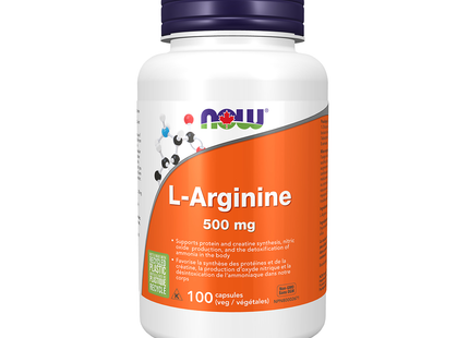 NOW L-Arginine 500mg | 100 capsules