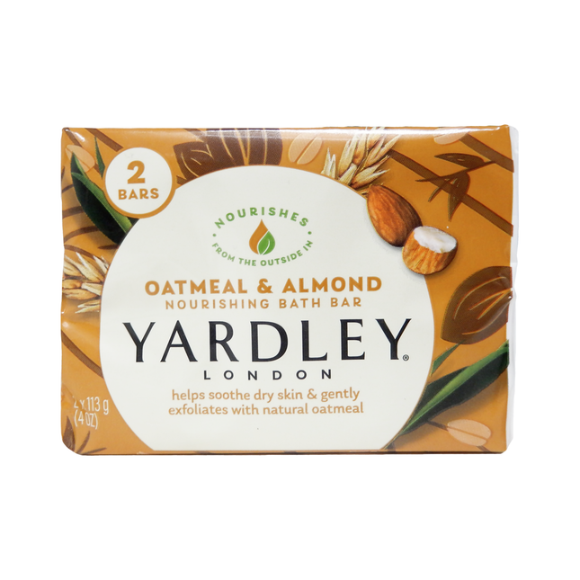 Yardley - Oatmeal & Almond Naturally Moisturizing Bath Bar | 2 Bars