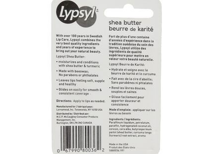 Lypsyl - Shea Butter Moisturizing Lip Balm