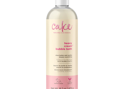 Cake - Heavy Cream Bubble Bath - Shea Butter & Vanilla Deeply Nourishing | 473 mL