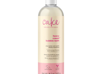 Cake - Bain moussant crème épaisse - Beurre de karité et vanille profondément nourrissant | 473 ml