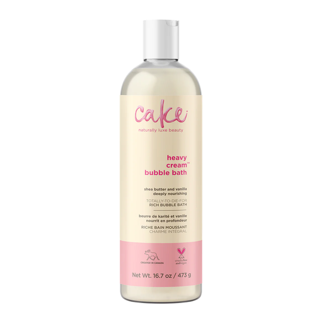 Cake - Bain moussant crème épaisse - Beurre de karité et vanille profondément nourrissant | 473 ml