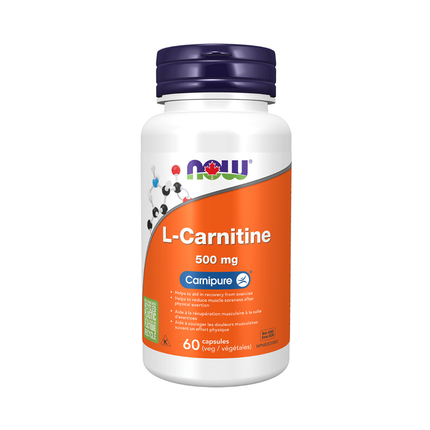 NOW - L-Carnitine 500 mg | 60 gélules